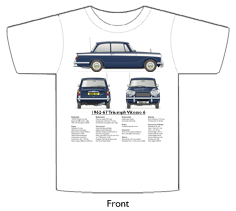 Triumph Vitesse 6 1962-66 T-shirt Front